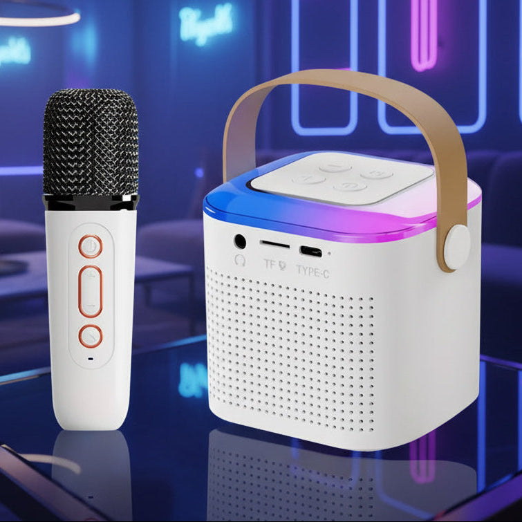 Enceinte karaoké 1 micro rose