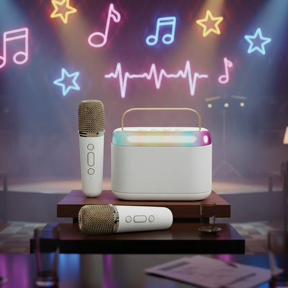 Double enceinte 2 micros Doré