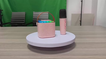 Enceinte karaoké 2 micro rose
